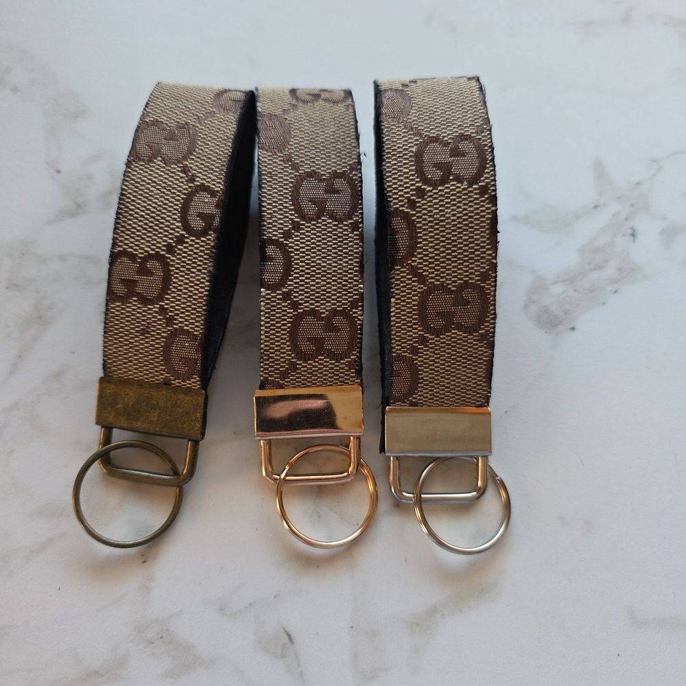 Gucci Upcycle Monogram Keychain - image 1